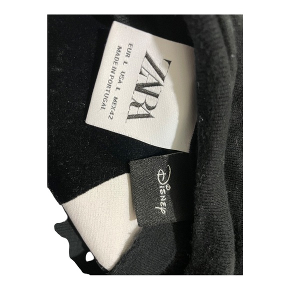 Disney and Zara original Mickey T-shirt . Black Mickey Mouse size Large - Picture 8 of 9